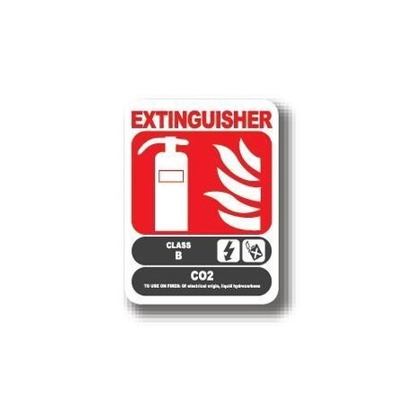 Ergomat 50in x 32in RECTANGLE SIGNS - EXTINCTEUR DSV-SIGN 1600 #2250 -UEN